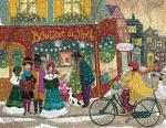 Springbok Boutique de Noel 500 Piece Jigsaw Puzzle for Adults - Christmas Puzzle - Unique Cut Pieces - Made in USA