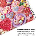 Valentine Puzzle for Adults 500 Piece - Valentine's Pastries, Fun and Challenging Family Game, for Adults