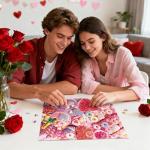 Valentine Puzzle for Adults 500 Piece - Valentine's Pastries, Fun and Challenging Family Game, for Adults