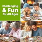 1000 Piece Jigsaw Puzzle for Adults - Colorful Flower Shop Scene with Cat, Premium Quality Cardboard Puzzles for Adults & Family, Challenging Adult Puzzle Games, 27x20 Inches Finished Size