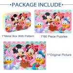 LELEMON Puzzles for Kids Ages 4-6, 60 Piece Puzzles for Kids Ages 3-5 in a Metal Box, Educational Kids Puzzles Jigsaw Puzzles for Kids Ages 4-8 Childrens Puzzle Games Puzzle Toys for Girls and Boys