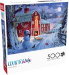 Buffalo Games – Winter Frolic - 500 Piece Christmas Jigsaw Puzzle - Festive Puzzles for Adults – Precision-Cut Pieces, Holiday Artwork, and Hours of Relaxing Fun