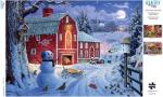 Buffalo Games – Winter Frolic - 500 Piece Christmas Jigsaw Puzzle - Festive Puzzles for Adults – Precision-Cut Pieces, Holiday Artwork, and Hours of Relaxing Fun