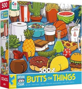 Ceaco - Brian Cook - Butts on Things - 500 Piece Jigsaw Puzzle