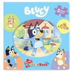Bluey My First Puzzle Book - Jigsaw Puzzles for kids, 10-page board book, 5 puzzles to enjoy