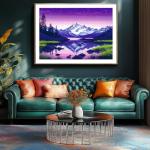 PuzzOne 500 Piece Puzzles for Adults, Nature Landscape - Mountain Lake Scenery Puzzles for Adult, Art Jigsaw Puzzles for Adults 500 Pieces, Party Game Gifts Decoration (23 x 15 Inch)