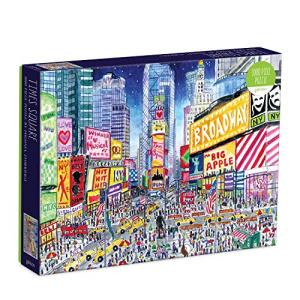 Galison Michael Storrings Times Square 1000 Piece Puzzle Bookstore
