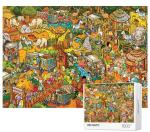 Jigsaw Puzzles for Adults, 1000 Pieces Animal Paradise Puzzle, Cartoon Painting Challenging Puzzles for Family Activity Game Nights Gifts Fidget Stress Relief