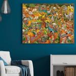 Jigsaw Puzzles for Adults, 1000 Pieces Animal Paradise Puzzle, Cartoon Painting Challenging Puzzles for Family Activity Game Nights Gifts Fidget Stress Relief