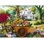 500 Pieces Puzzle for Adults,Birds and Flowers Puzzle,Recycled Cardboard House,Tree,Landscape Puzzles 500 Piece,Challenging Game Home Decor Birthday Party Gift Toy for Adults Seniors 20.5 * 15 in