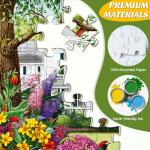 500 Pieces Puzzle for Adults,Birds and Flowers Puzzle,Recycled Cardboard House,Tree,Landscape Puzzles 500 Piece,Challenging Game Home Decor Birthday Party Gift Toy for Adults Seniors 20.5 * 15 in