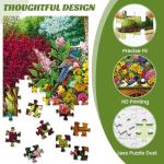 500 Pieces Puzzle for Adults,Birds and Flowers Puzzle,Recycled Cardboard House,Tree,Landscape Puzzles 500 Piece,Challenging Game Home Decor Birthday Party Gift Toy for Adults Seniors 20.5 * 15 in
