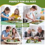 500 Pieces Puzzle for Adults,Birds and Flowers Puzzle,Recycled Cardboard House,Tree,Landscape Puzzles 500 Piece,Challenging Game Home Decor Birthday Party Gift Toy for Adults Seniors 20.5 * 15 in