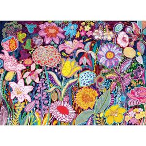 TangMosaic Puzzles for Adults 1000 Pieces, Artistic Blooms Jigsaw Puzzles, Fun and Relaxing Challenging Puzzle, Floral Flower Puzzles, Interlock Perfectly No Dust, Gifts for Valentine's Day Easter