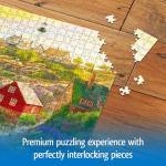 Wonder Forge Goat Hill Lighthouse 1000 Piece Jigsaw Puzzle for Adults | Unique, Perfectly-Fitting Pieces | Fun, Vibrant Imagery | Amazon Exclusive