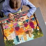 500 Pieces Puzzle for Adults–Beautiful Autumn Market Puzzle for Adults Elderly–Recycled Paper Jigsaw Puzzle 500 Piece–Glossy, Sturdy Pieces Challenging Family Game Great Gift Idea (20.5x15in)