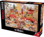 Anatolian Puzzle -Japanese Garden 3000 Piece Jigsaw Puzzle # 4938
