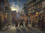 Ceaco - Thomas Kinkade - Harry Potter - Diagon Alley - 1500 Piece Jigsaw Puzzle