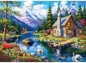 Anatolian Puzzle -Riverside 3000 Piece Jigsaw Puzzle # 4937