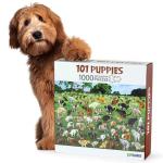 Funwares Original 101 Pooping Puppies Puzzle - Hilarious Jigsaw Puzzle - Perfect White Elephant Gag Gift - Funny Dog Pooping Puzzle for Adults and Kids! 1000 Piece Puzzle!
