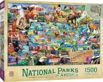 MasterPieces 1500 Piece Jigsaw Puzzle for Adults, Family, Or Youth - USA National Parks - 23.5"x34"