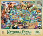 MasterPieces 1500 Piece Jigsaw Puzzle for Adults, Family, Or Youth - USA National Parks - 23.5"x34"