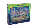 Buffalo Games – I Love Seattle - Eric Dowdle - 2000 Piece Jigsaw Puzzle ​ Colorful Puzzle for Adults – Precision-Cut Pieces, Beautiful Artwork, and Hours of Relaxing Fun​