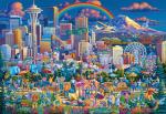 Buffalo Games – I Love Seattle - Eric Dowdle - 2000 Piece Jigsaw Puzzle ​ Colorful Puzzle for Adults – Precision-Cut Pieces, Beautiful Artwork, and Hours of Relaxing Fun​