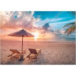 Rocorose 1000 Piece Jigsaw Puzzle, Inspirational Beach Puzzles for Adults and Families, Tropical Ocean Sunrise Sunset Scene Nature Puzzle, HD Quality Challenging Landscape Photo Puzzle Games