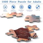 Rocorose 1000 Piece Jigsaw Puzzle, Inspirational Beach Puzzles for Adults and Families, Tropical Ocean Sunrise Sunset Scene Nature Puzzle, HD Quality Challenging Landscape Photo Puzzle Games