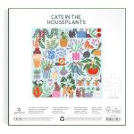 Galison Cats in The Houseplants – 500 Piece Jigsaw Puzzle Featuring Beautiful Artwork of Cats Nestled Amongst Houseplants