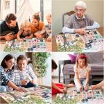 500 Piece Puzzles for Adults,Pink Garden Jigsaw Puzzle for Adults Seniors, Recycled Cardboard Puzzle 500 Piece, Challenging Game Birthday Party Activity Gift for Family Friends 20.5 * 15 inch