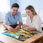 500 Pieces Puzzles for Adult Jigsaw Puzzle 500 Piece Puzzle Children Elderly Puzzle Chicken Duck Farm Puzzle Gift for Mom Dad Family Friend Family Activity Games Home Decor Wall Art 20.5x15IN