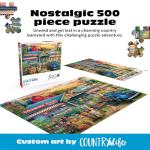 Buffalo Games - Eduard - Farm Sale - 500 Piece Jigsaw Puzzle for Adults -Challenging Puzzle Perfect for Game Nights - Finished Size is 21.25 x 15.00