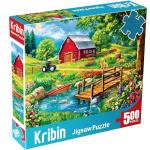 500 Piece Puzzle for Adults - Spring Farm