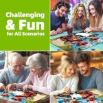 PuzzOne 500 Pieces Puzzles for Adults, Fun Grandma Friendship Impossible Hard Difficult Challenging Puzzles for Adults, Summer Beach Ride Jigsaw Puzzle for Family Games Gift, 23 x 25 inch