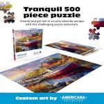 Buffalo Games - Imagine It Images - Old Boathouse - 500 Piece Jigsaw Puzzle for Adults -Challenging Puzzle Perfect for Game Nights - Finished Size is 21.25 x 15.00