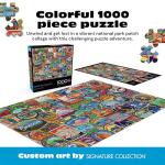 Buffalo Games - Lewis T. Johnson - National Park Patches - 1000 Piece Jigsaw Puzzle for Adults -Challenging Puzzle Perfect for Game Nights - Finished Size is 26.75 x 19.75