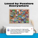 Buffalo Games - Lewis T. Johnson - National Park Patches - 1000 Piece Jigsaw Puzzle for Adults -Challenging Puzzle Perfect for Game Nights - Finished Size is 26.75 x 19.75