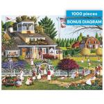 Buffalo Games - Silver Select - Charles Wysocki - Charles Wysocki - Love - 1000 Piece Jigsaw Puzzle for Adults - Challenging Puzzle Perfect for Game Night - Finished Size is 26.75 x 19.75