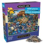 Buffalo Games - Dowdle - Noah's Ark - 1000 Piece Jigsaw Puzzle for Adults -Challenging Puzzle Perfect for Game Nights - Finished Size is 26.75 x 19.75
