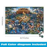 Buffalo Games - Dowdle - Noah's Ark - 1000 Piece Jigsaw Puzzle for Adults -Challenging Puzzle Perfect for Game Nights - Finished Size is 26.75 x 19.75