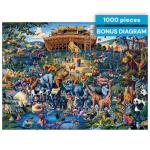 Buffalo Games - Dowdle - Noah's Ark - 1000 Piece Jigsaw Puzzle for Adults -Challenging Puzzle Perfect for Game Nights - Finished Size is 26.75 x 19.75