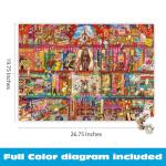Buffalo Games - Aimee Stewart - Circus Extravaganza - 1000 Piece Jigsaw Puzzle for Adults - Challenging Puzzle Perfect for Game Nights - Finished Size is 26.75 x 19.75