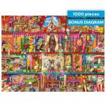 Buffalo Games - Aimee Stewart - Circus Extravaganza - 1000 Piece Jigsaw Puzzle for Adults - Challenging Puzzle Perfect for Game Nights - Finished Size is 26.75 x 19.75