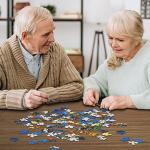 HUADADA Jigsaw Puzzles for Adults 1000 Pieces, Country Store Interlock Perfectly Letter on Back No Dust, Home Decor Birthday Party Toy for Men Women Elders Seniors (27.5"x19.6"), 1:1 Poster