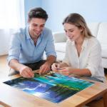 500 Pieces Puzzles for Adult Jigsaw Puzzle 500 Piece Puzzle Children Elderly Puzzle Mountain Forest Lake Puzzle Gift for Mom Dad Family Friend Family Activity Games Home Decor Wall Art 20.5x15IN