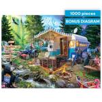 Buffalo Games - Jeff Haynie - Mountain Retreat - 1000 Piece Jigsaw Puzzle For Adults - Challenging Puzzle Perfect for Game Nights - Finished Puzzle Size is 26.75 x 19.75