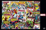 Buffalo Games - Marvel - Comic Book Collage - 1000 Piece Jigsaw Puzzle for Adults -Challenging Puzzle Perfect for Game Nights - Finished Size is 26.75 x 19.75