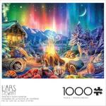 Buffalo Games - LARS - Winter's Night Bonfire - 1000 Piece Jigsaw Puzzle for Adults -Challenging Puzzle Perfect for Game Nights - Finished Size is 26.75 x 19.75